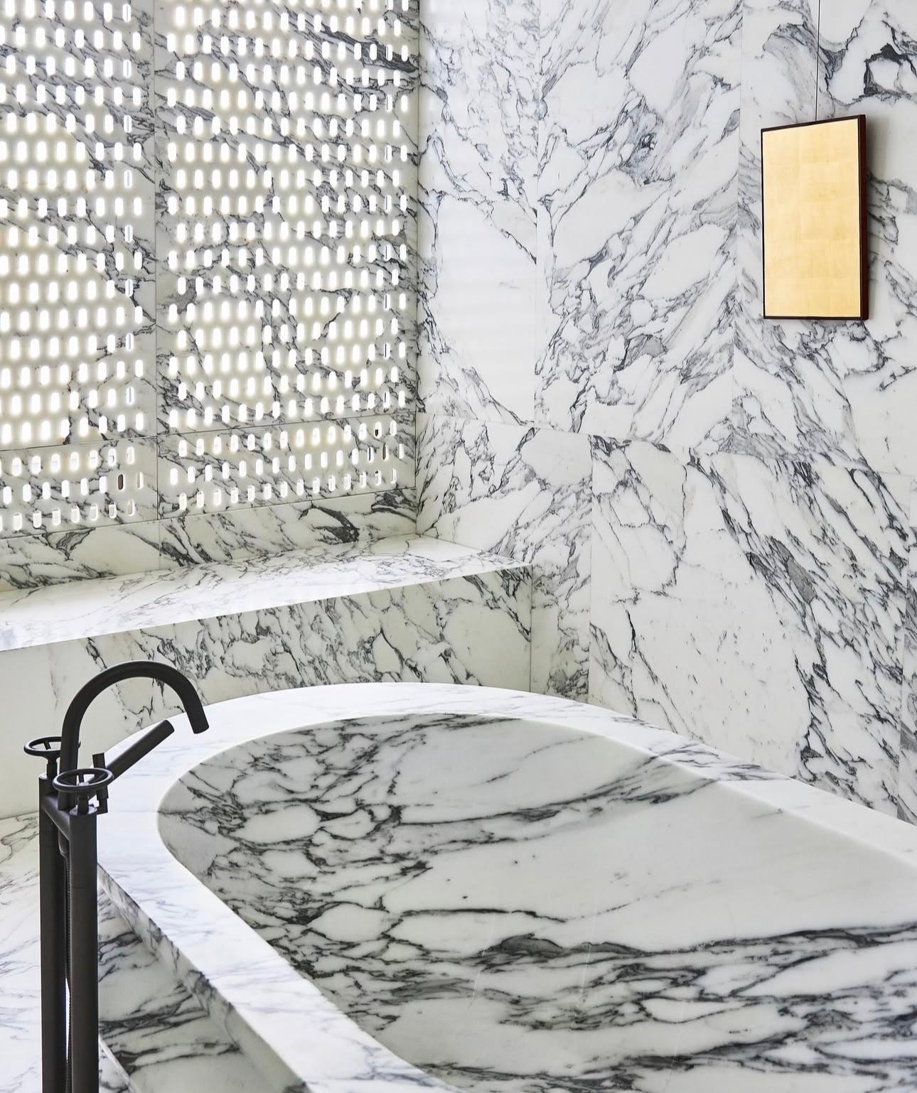 Arabescato Bagno Villa 2